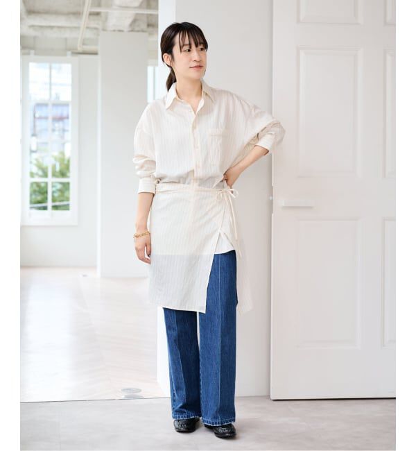 U by SPICK&SPAN「ミルキーポプリンスカーフSETシャツ」|シャツ・ブラウス|