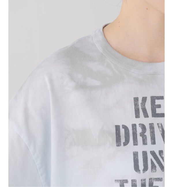 FRAMeWORK「ステンシルロゴタイダイT-SHIRT」|Tシャツ・カットソー|