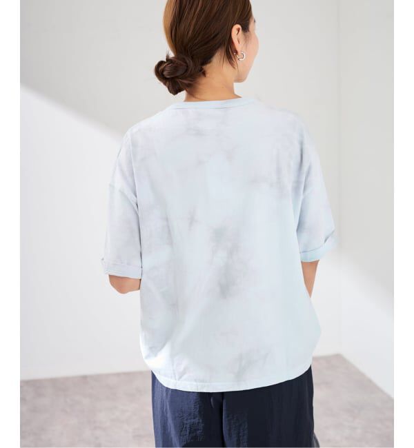 FRAMeWORK「ステンシルロゴタイダイT-SHIRT」|Tシャツ・カットソー|