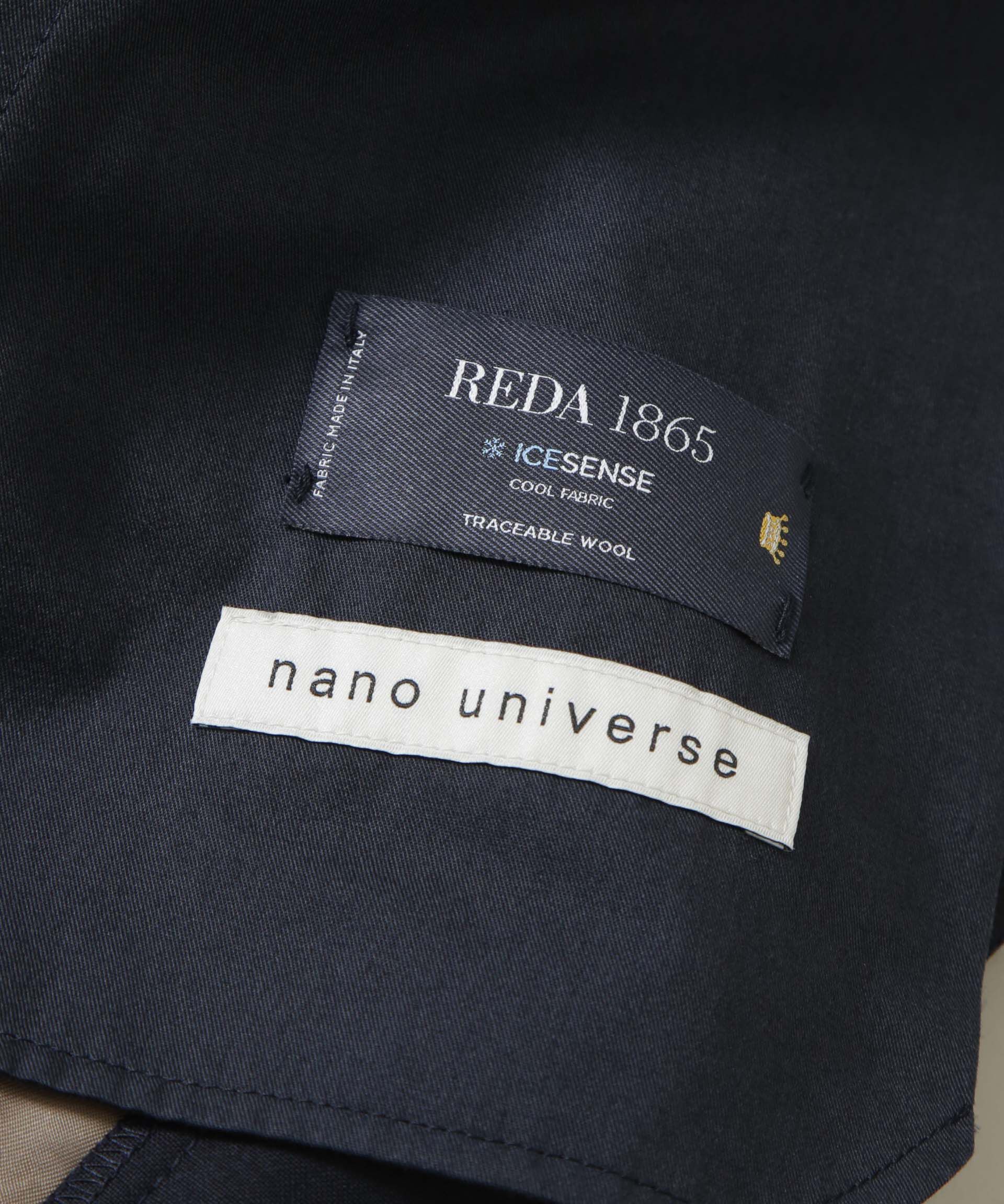 nano･universe「「OtoNANO」イタリアンテキスタイルドレスウール 1タックスラックス」|チノ|