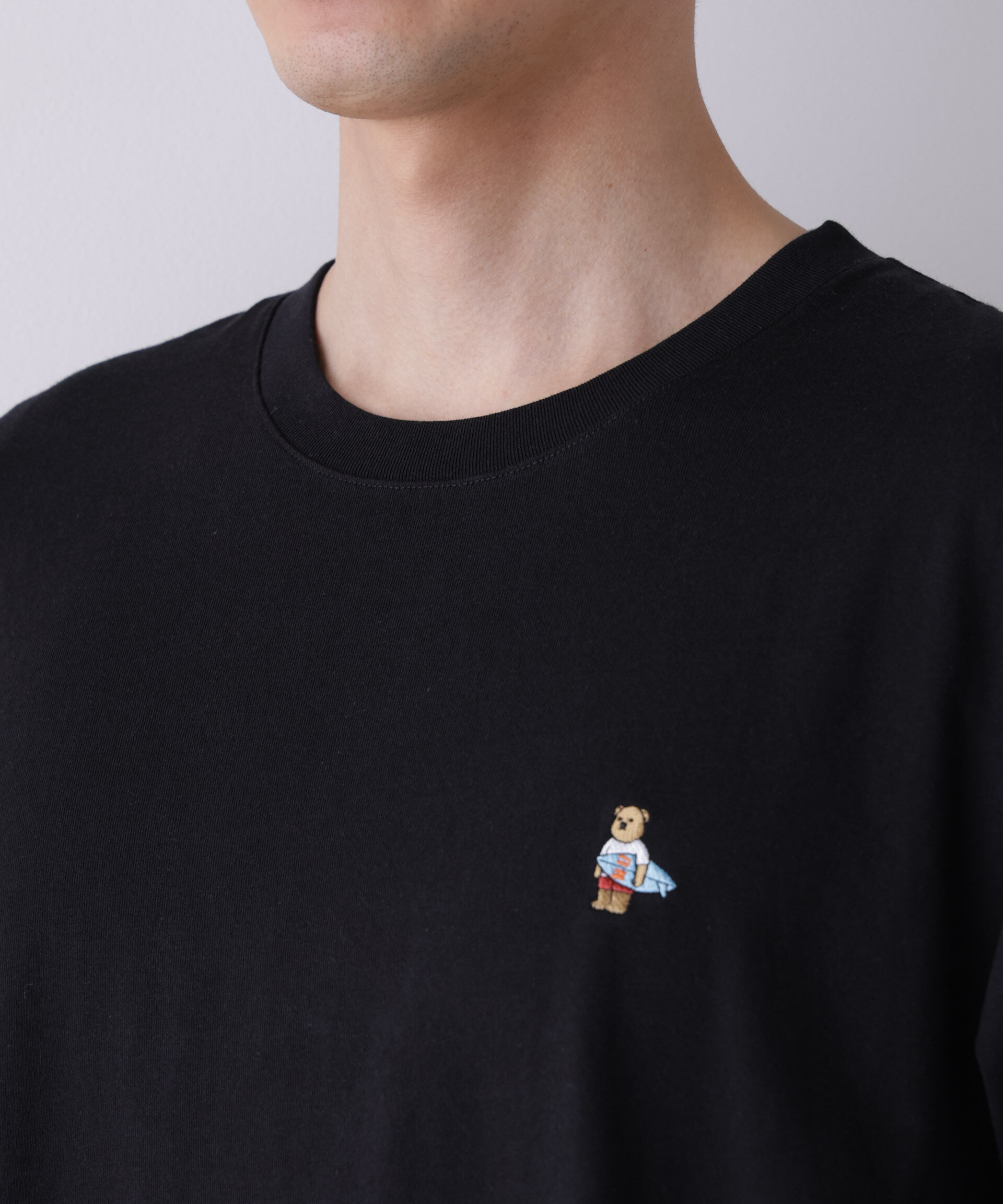 NANO universe「ナノベアCOOL Tシャツ 半袖2 サーフ」|Tシャツ・カットソー|