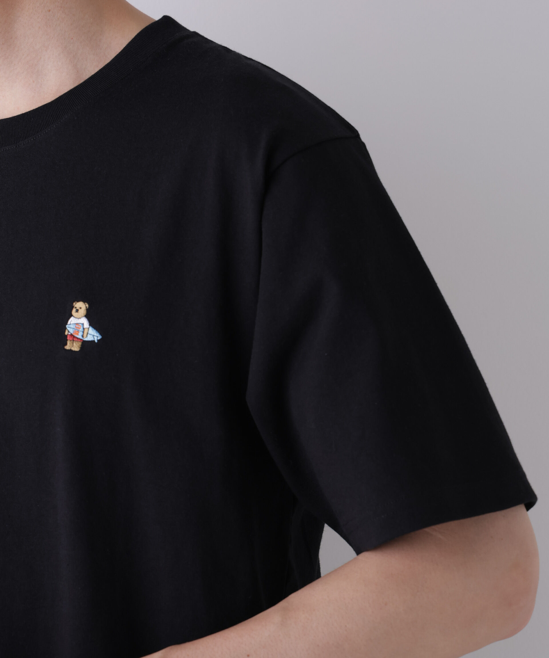 NANO universe「ナノベアCOOL Tシャツ 半袖2 サーフ」|Tシャツ・カットソー|