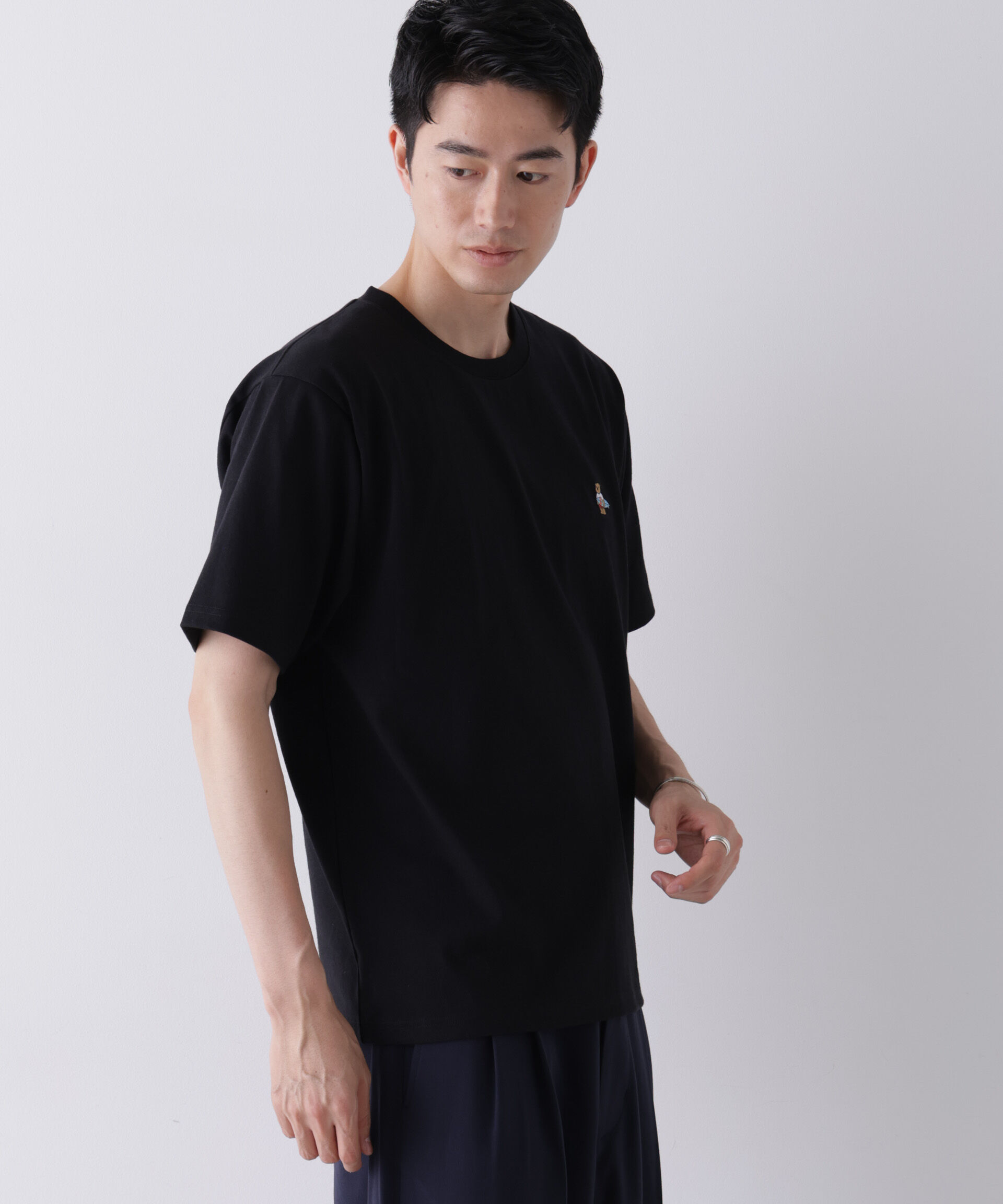 NANO universe「ナノベアCOOL Tシャツ 半袖2 サーフ」|Tシャツ・カットソー|