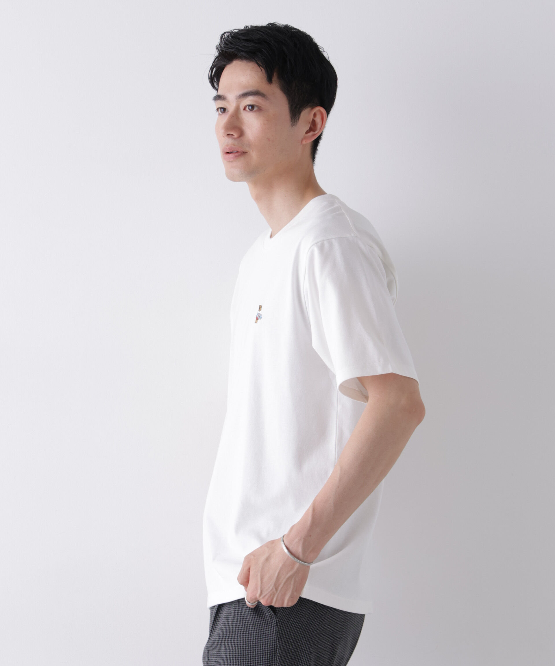 NANO universe「ナノベアCOOL Tシャツ 半袖2 サーフ」|Tシャツ・カットソー|