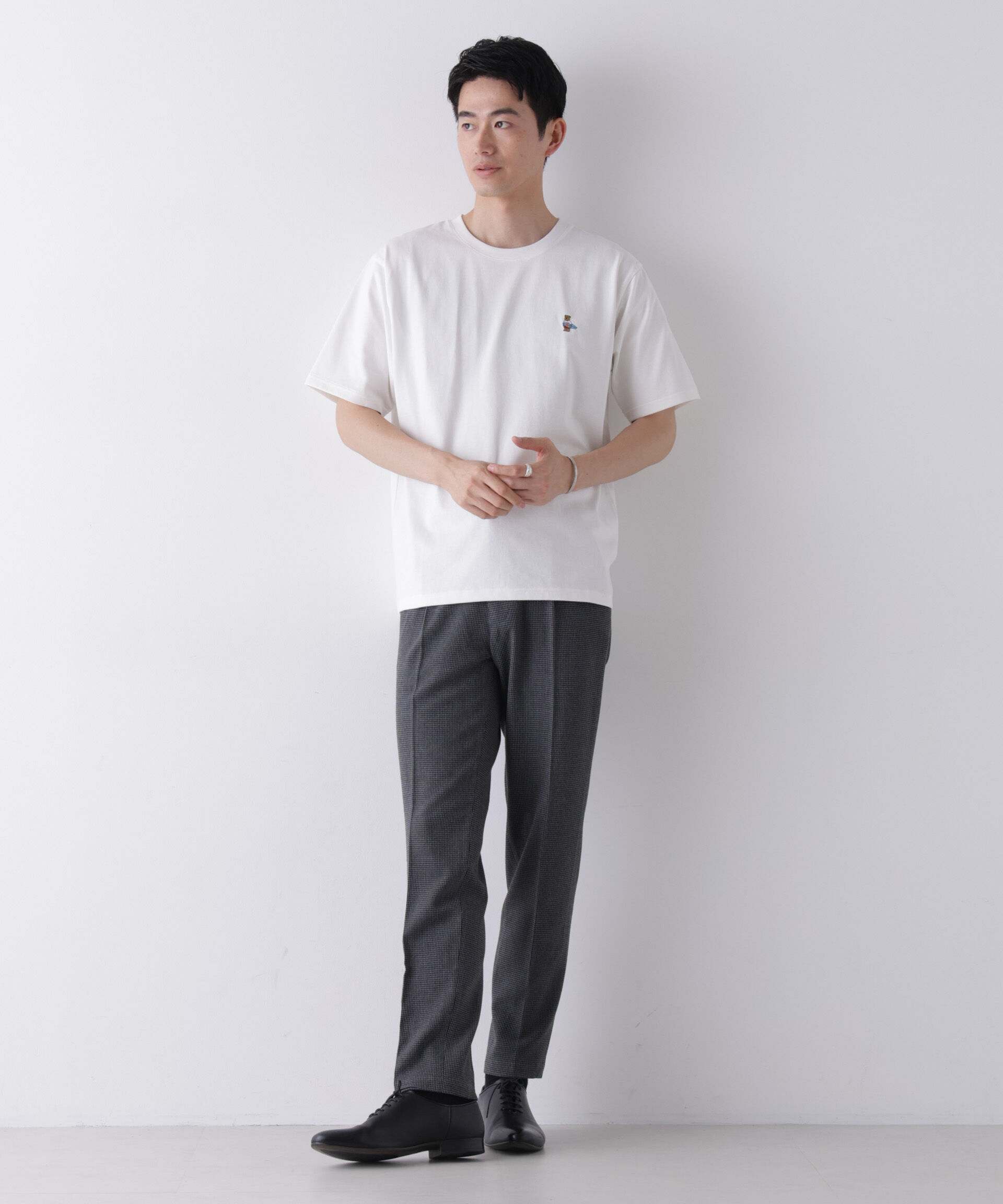 NANO universe「ナノベアCOOL Tシャツ 半袖2 サーフ」|Tシャツ・カットソー|