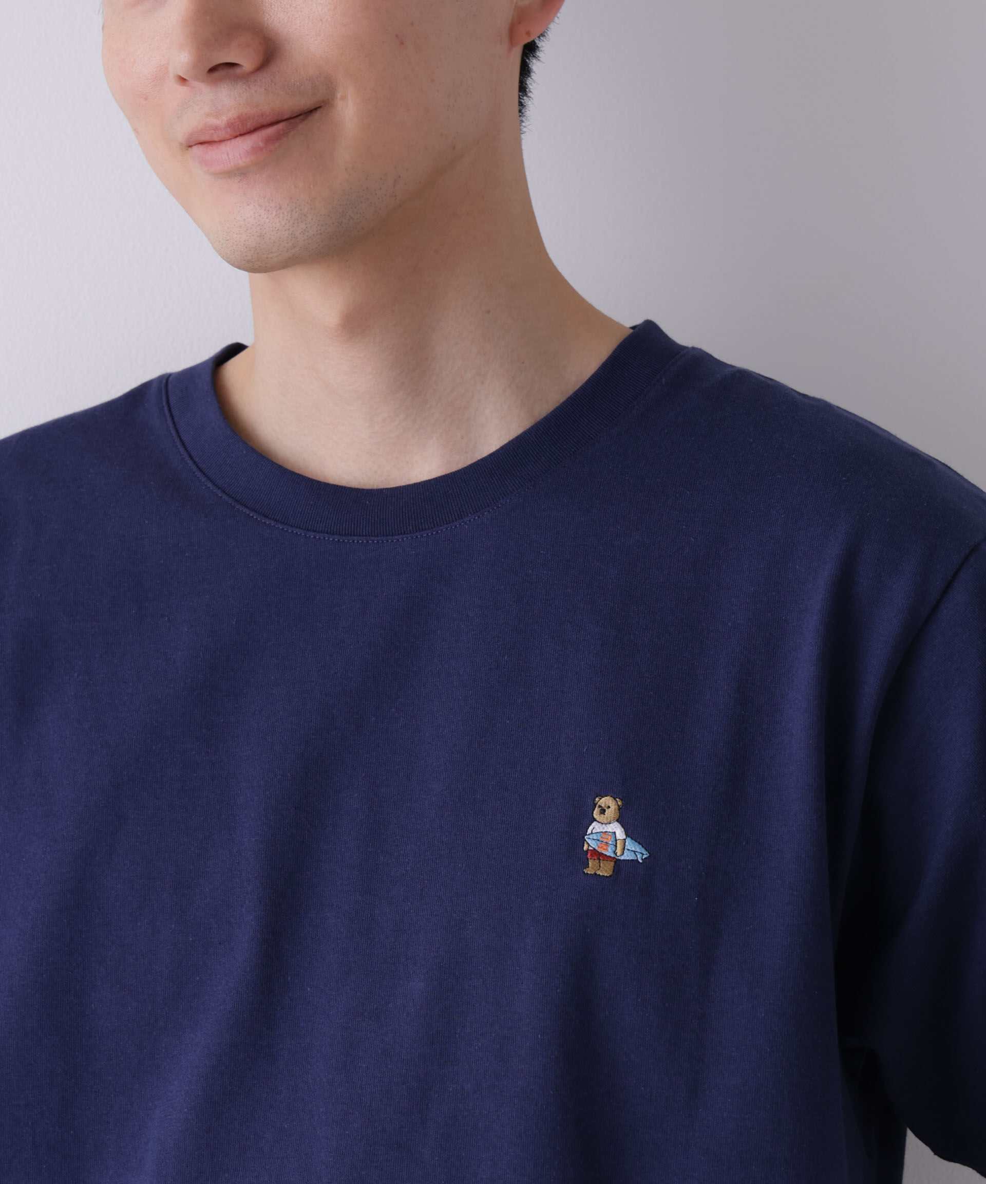 NANO universe「ナノベアCOOL Tシャツ 半袖2 サーフ」|Tシャツ・カットソー|