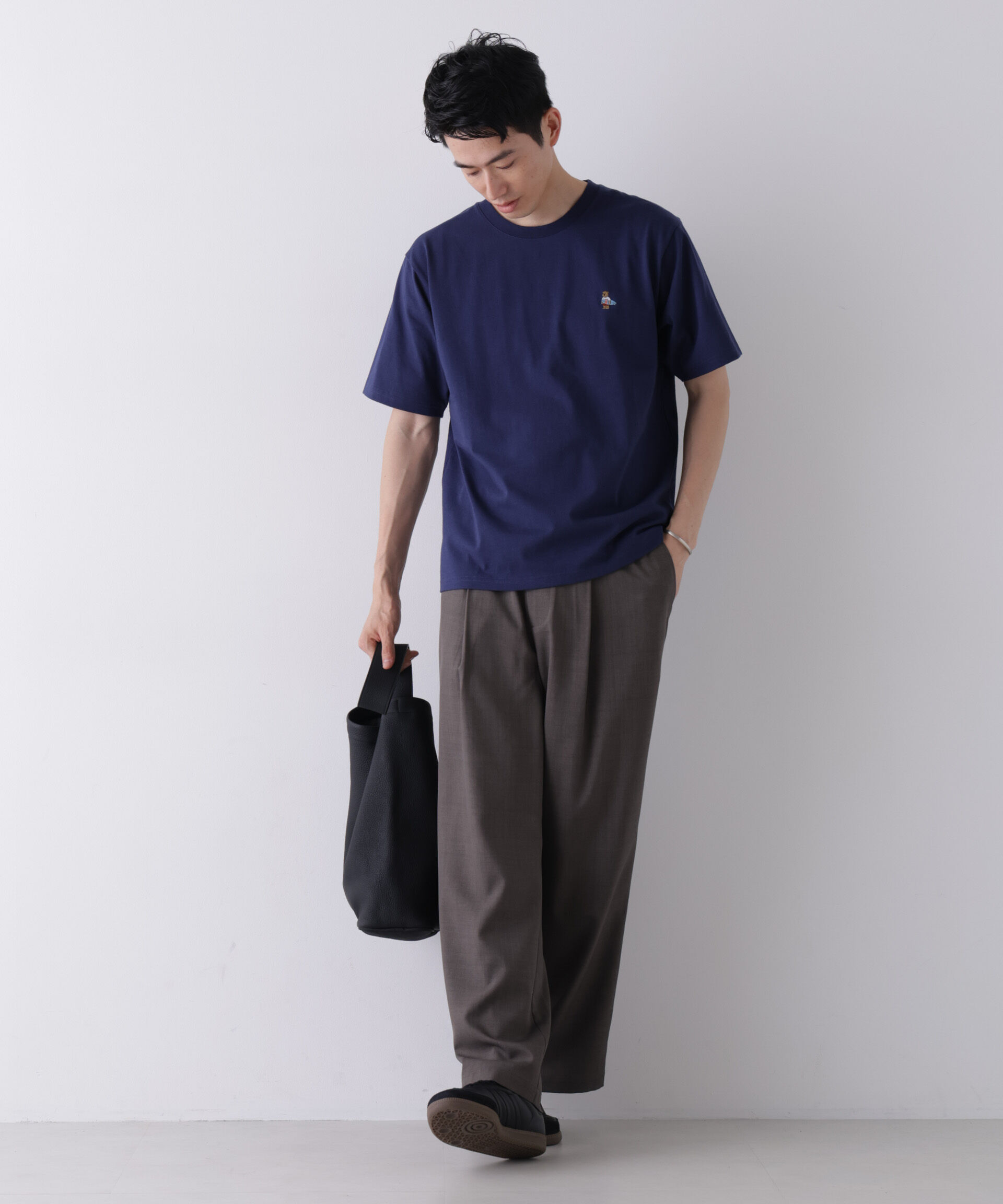 NANO universe「ナノベアCOOL Tシャツ 半袖2 サーフ」|Tシャツ・カットソー|