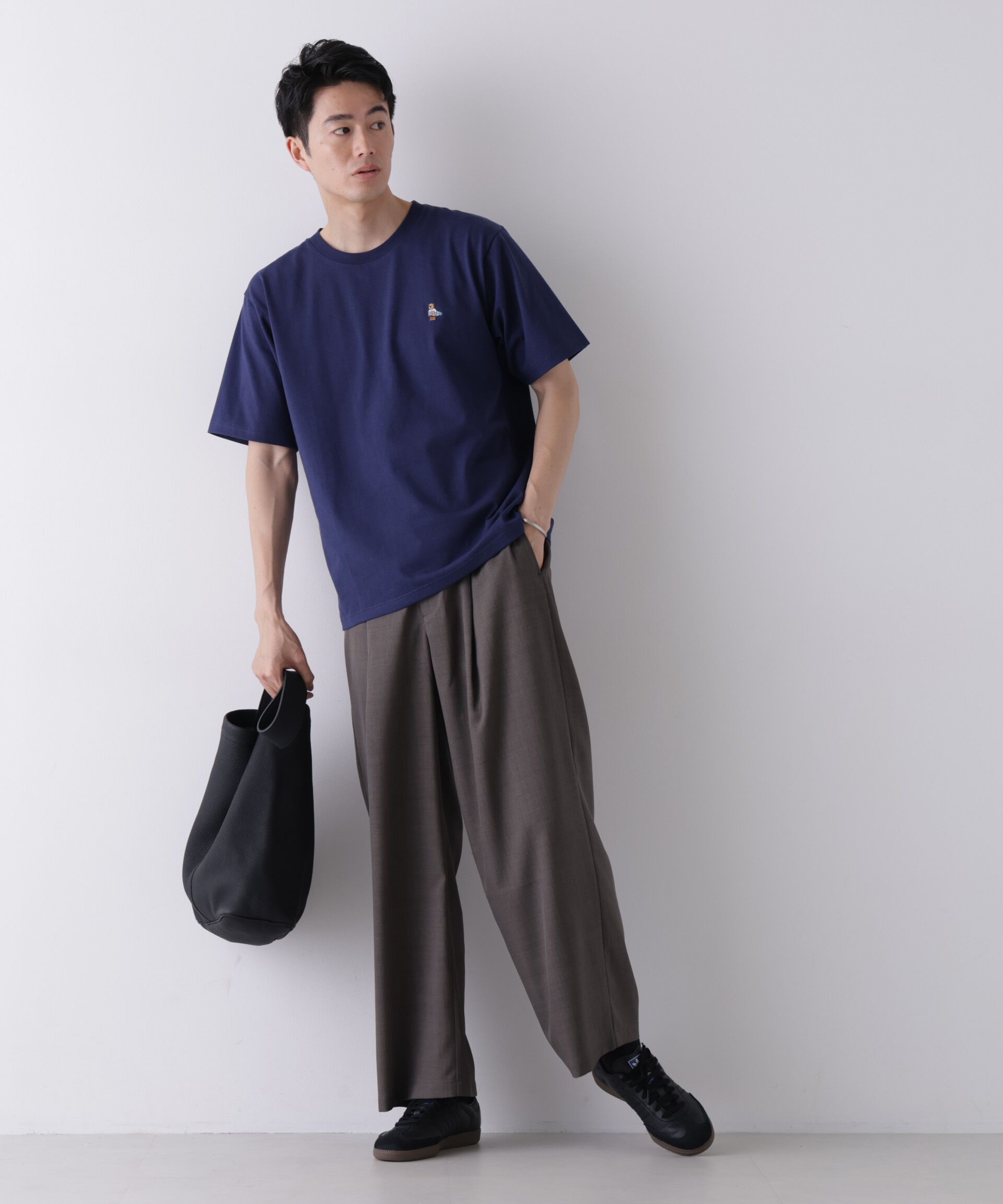 NANO universe「ナノベアCOOL Tシャツ 半袖2 サーフ」|Tシャツ・カットソー|