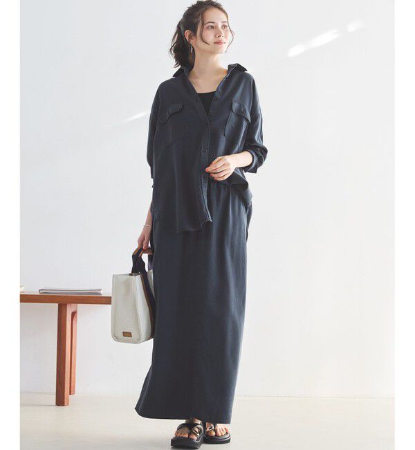 23区「【SLOW/一部店舗限定】ガーメントツイル 2WAY シャツ」|シャツ・ブラウス|
