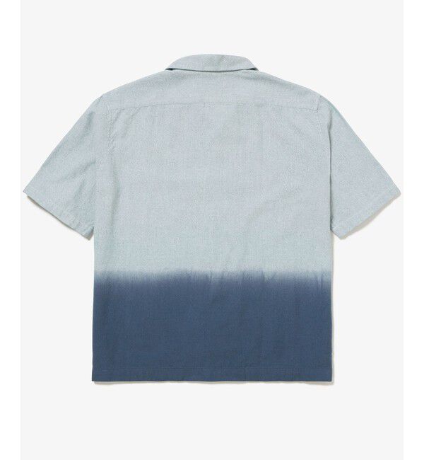 LACOSTE「グラデーション コットンオックスフォード オープンカラーシャツ」|シャツ・ブラウス|