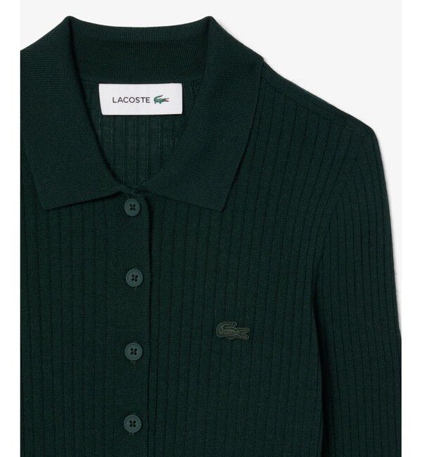 LACOSTE「3Dニッティングメリノウールポロセーター」|ニット・セーター|