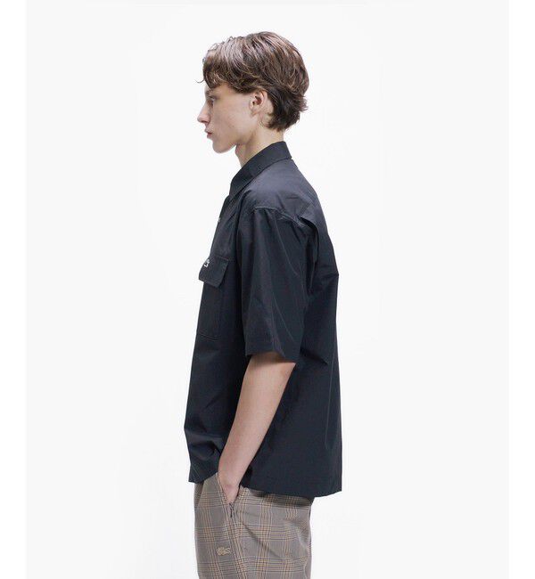 LACOSTE「ナイロンコットンツイルフラップポケットシャツ」|シャツ・ブラウス|