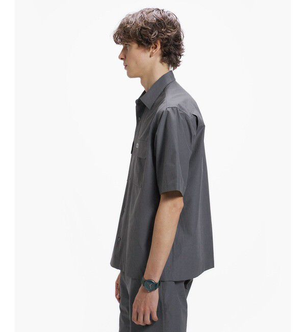 LACOSTE「ナイロンコットンツイルフラップポケットシャツ」|シャツ・ブラウス|