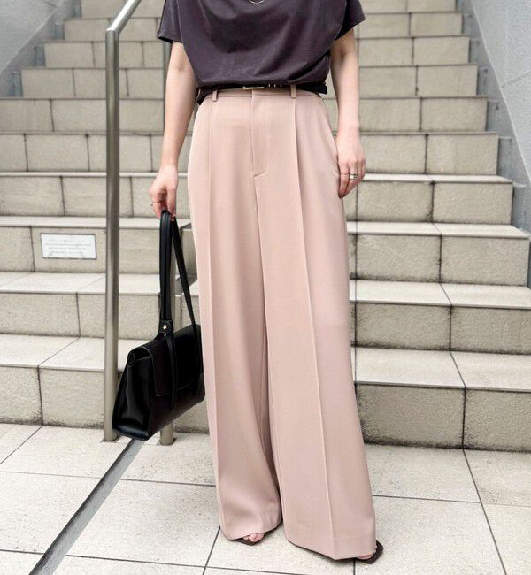 NOLLEY'S sophi「ウォッシャブル強撚ツイルワイドパンツ」|その他|