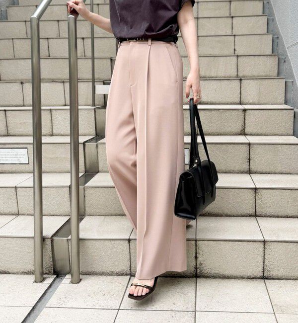 NOLLEY'S sophi「ウォッシャブル強撚ツイルワイドパンツ」|その他|