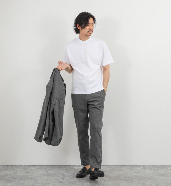 NOLLEY'S goodman「【BECシリーズ】《ビジカジ対応》超長綿ハイゲージポンチ ジャケットTシャツ 26SS」|Tシャツ・カットソー|