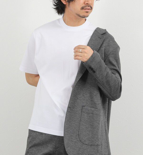 NOLLEY'S goodman「【BECシリーズ】《ビジカジ対応》超長綿ハイゲージポンチ ジャケットTシャツ 26SS」|Tシャツ・カットソー|