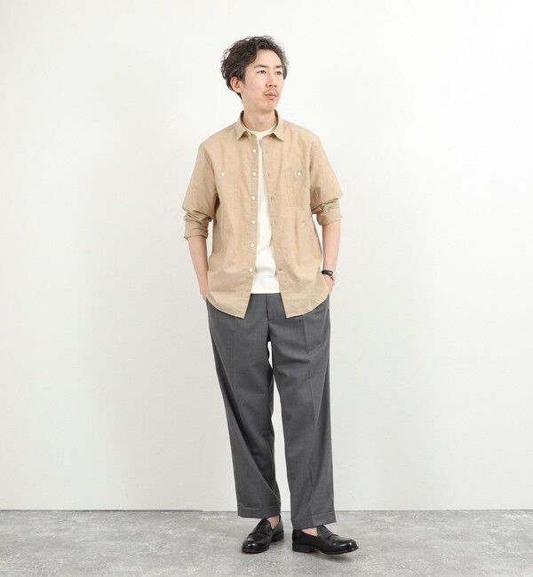 NOLLEY'S goodman「【BECシリーズ】《ビジカジ対応》超長綿ハイゲージポンチ ジャケットTシャツ 26SS」|Tシャツ・カットソー|