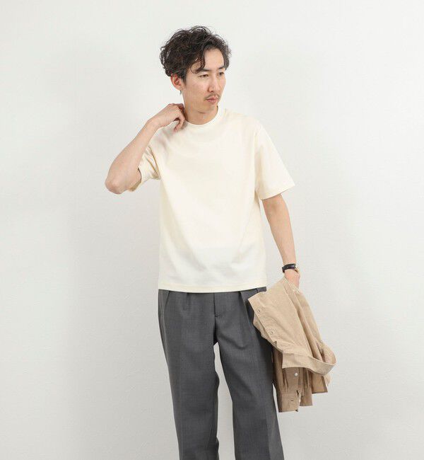 NOLLEY'S goodman「【BECシリーズ】《ビジカジ対応》超長綿ハイゲージポンチ ジャケットTシャツ 26SS」|Tシャツ・カットソー|