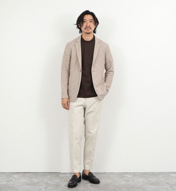 NOLLEY'S goodman「【BECシリーズ】《ビジカジ対応》超長綿ハイゲージポンチ ジャケットTシャツ 26SS」|Tシャツ・カットソー|