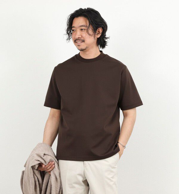 NOLLEY'S goodman「【BECシリーズ】《ビジカジ対応》超長綿ハイゲージポンチ ジャケットTシャツ 26SS」|Tシャツ・カットソー|