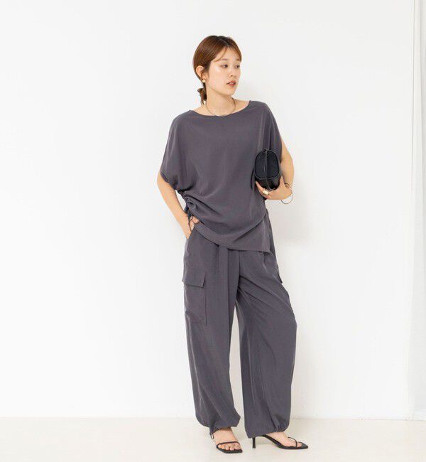NOLLEY'S「《セットアップ対応》ウォッシャブルサンドウォッシュカーゴパンツ」|カーゴ|