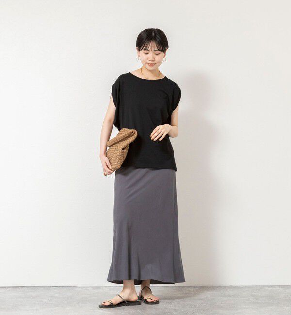 NOLLEY'S「【WEB＆一部店舗限定】《セットアップ対応》ウォッシャブルサンドウォッシュナーロスカート」|スカート|