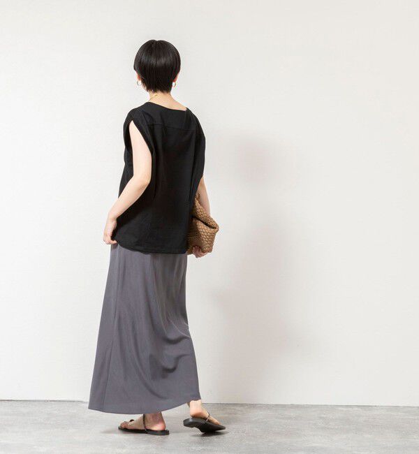 NOLLEY'S「【WEB＆一部店舗限定】《セットアップ対応》ウォッシャブルサンドウォッシュナーロスカート」|スカート|