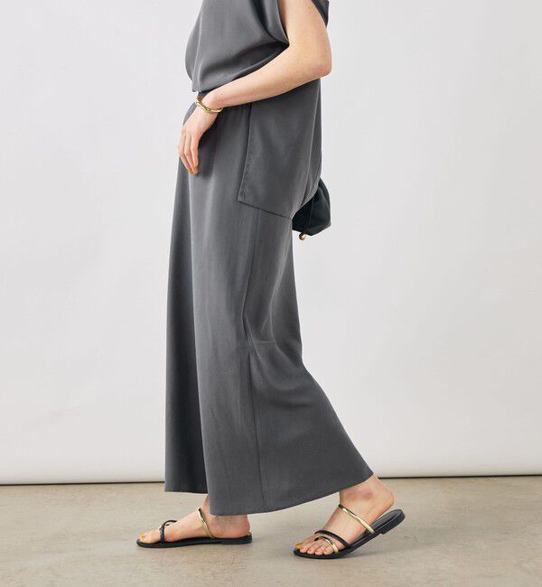 NOLLEY'S「【WEB＆一部店舗限定】《セットアップ対応》ウォッシャブルサンドウォッシュナーロスカート」|スカート|