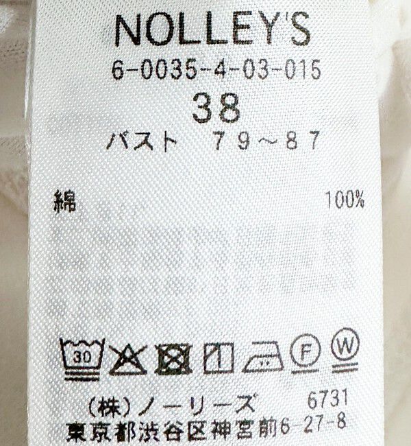 NOLLEY'S「ウォッシャブルワイドノースリーブTシャツ」|Tシャツ・カットソー|