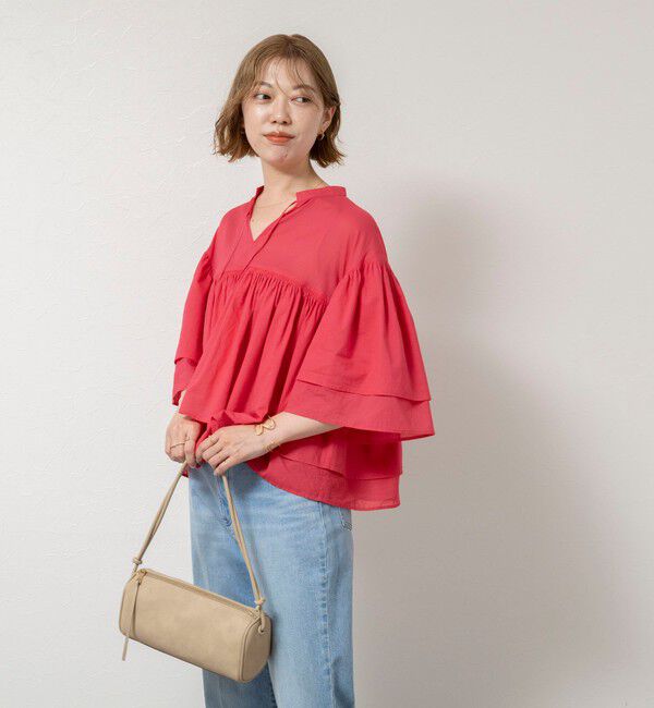 NOLLEY'S sophi「ウォッシャブルコットンティアードブラウス」|シャツ・ブラウス|