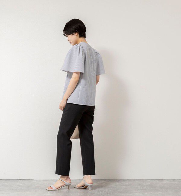 NOLLEY'S sophi「《セットアップ対応/UVカット/接触冷感》ウォッシャブルDry toro テーパードパンツ」|チノ|