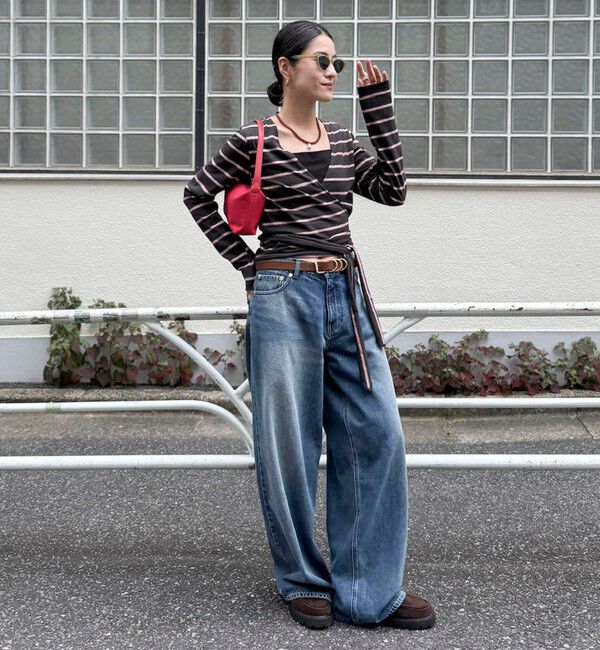 MAQWEL「【MAQWEL/マクウェル】コットンカシュクールカーディガン」|Tシャツ・カットソー|
