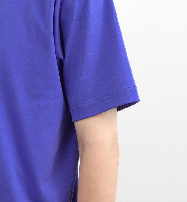 NOLLEY'S goodman「《ビジカジ対応》超長綿ハイゲージポンチ クルーネックドレスTシャツ」|Tシャツ・カットソー|