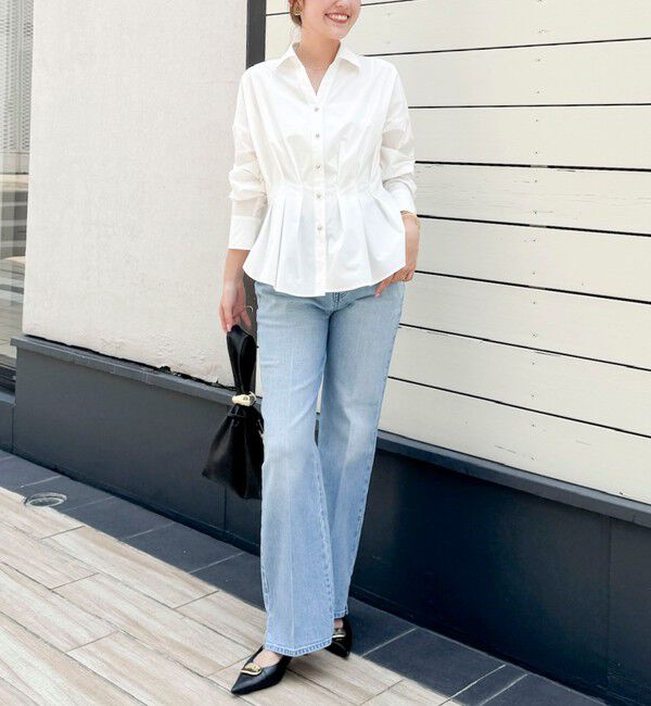 NOLLEY'S「【WEB＆一部店舗限定カラー】【GOODS BUYER 石田別注カラー】ストレッチタフタスキッパータックシャツ」|シャツ・ブラウス|