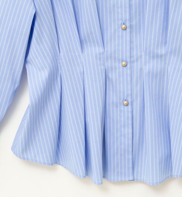 NOLLEY'S「【WEB＆一部店舗限定カラー】【GOODS BUYER 石田別注カラー】ストレッチタフタスキッパータックシャツ」|シャツ・ブラウス|