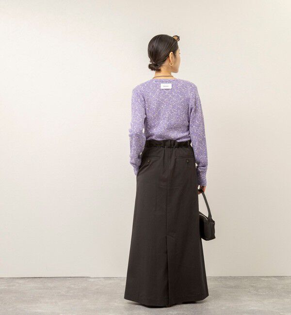 MAQWEL「【MAQWEL/マクウェル】MIXニットカーディガン」|カーディガン|