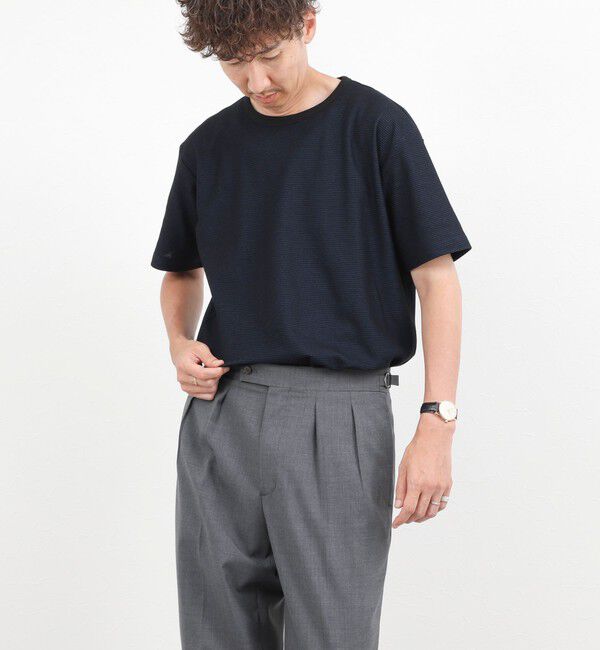 NOLLEY'S goodman「【BECシリーズ】立体ボーダーTシャツ」|Tシャツ・カットソー|