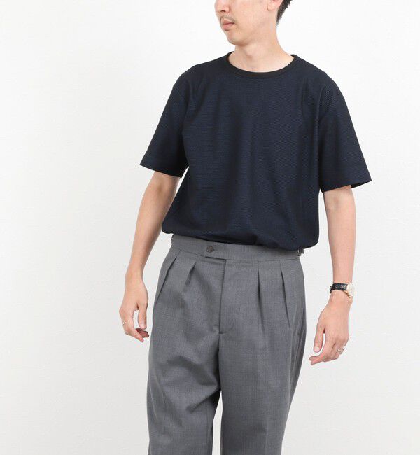 NOLLEY'S goodman「【BECシリーズ】立体ボーダーTシャツ」|Tシャツ・カットソー|