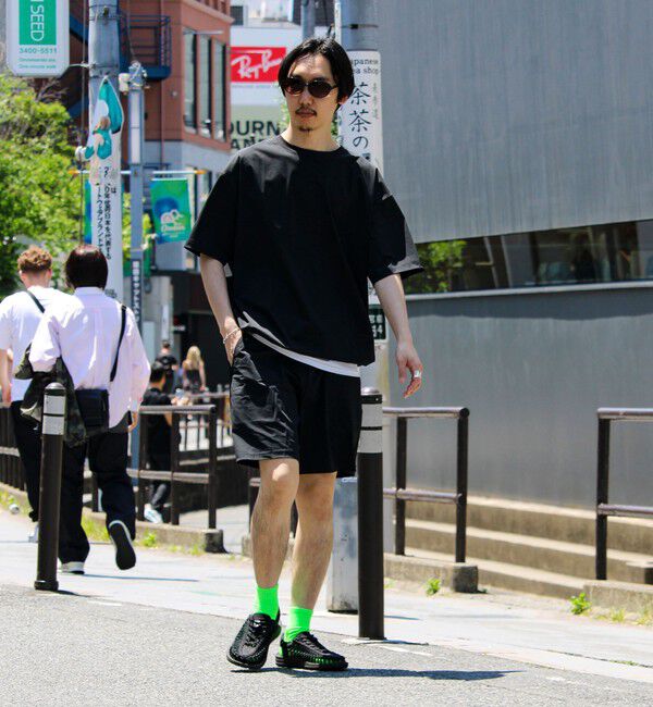 GLOSTER「【GLOSTER&times;TAION】機能素材 ワンマイルセットアップ（Tシャツ＋ショーツ）」|Tシャツ・カットソー|