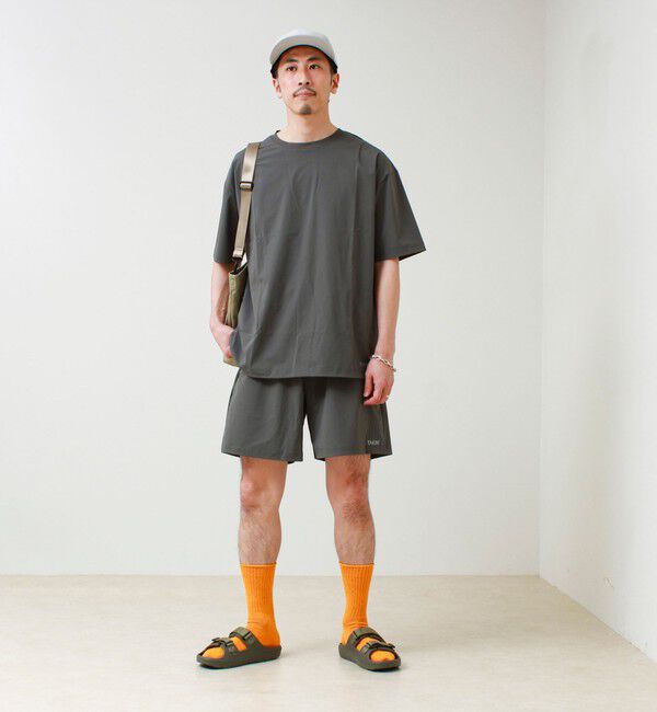GLOSTER「【GLOSTER&times;TAION】機能素材 ワンマイルセットアップ（Tシャツ＋ショーツ）」|Tシャツ・カットソー|