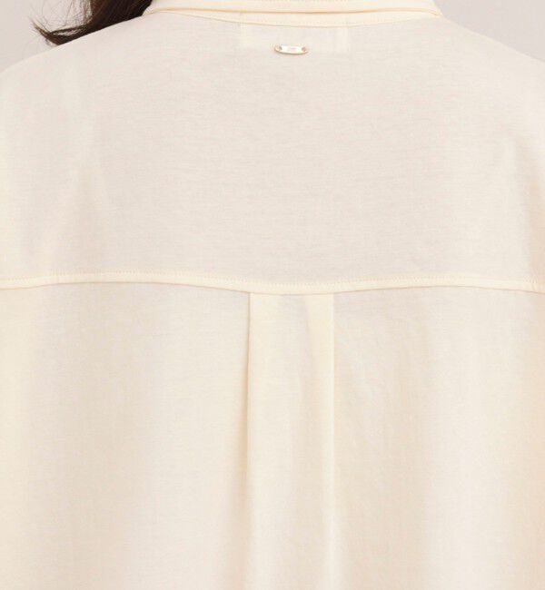 fredy emue「クロップドルーズポロ衿Tシャツ」|Tシャツ・カットソー|