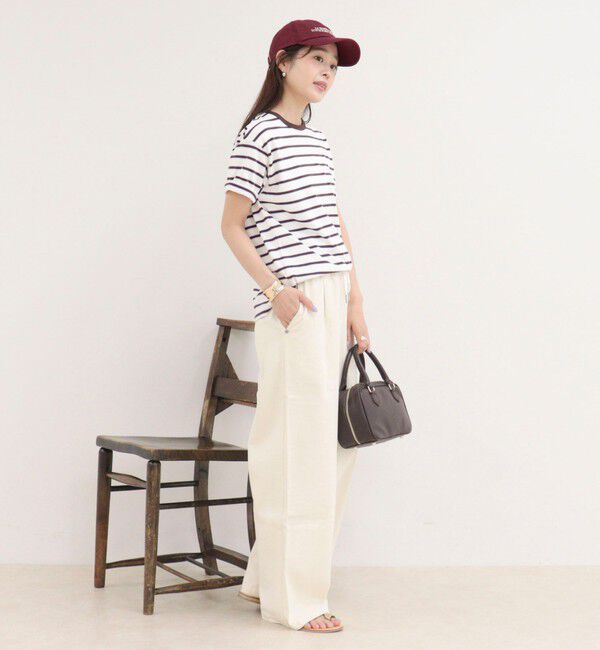 fredy emue「【汗ジミ軽減】ボーダーTシャツ」|Tシャツ・カットソー|