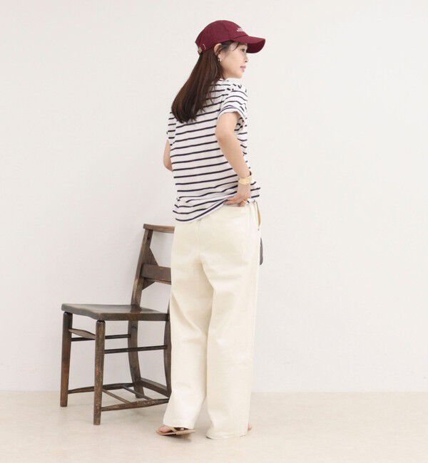 fredy emue「【汗ジミ軽減】ボーダーTシャツ」|Tシャツ・カットソー|