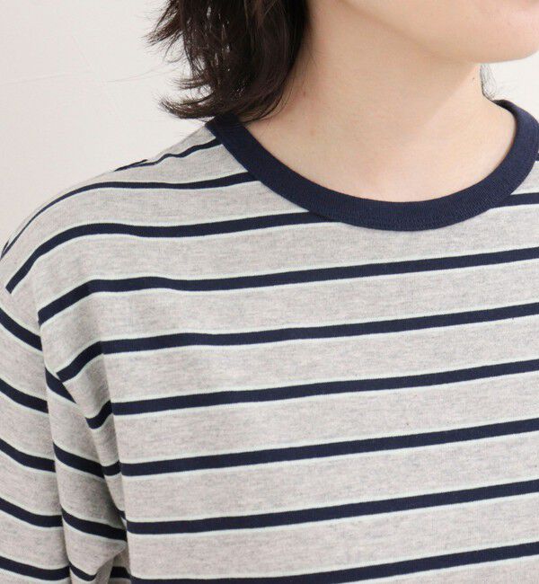 fredy emue「【汗ジミ軽減】ボーダーTシャツ」|Tシャツ・カットソー|