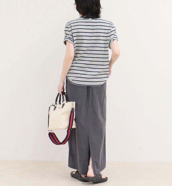 fredy emue「【汗ジミ軽減】ボーダーTシャツ」|Tシャツ・カットソー|