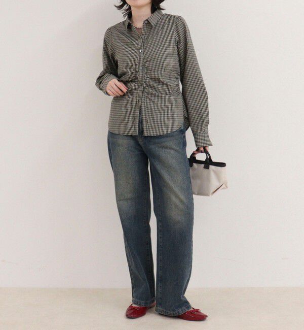 fredy emue「Dual Hem Lace Denim」|デニム|