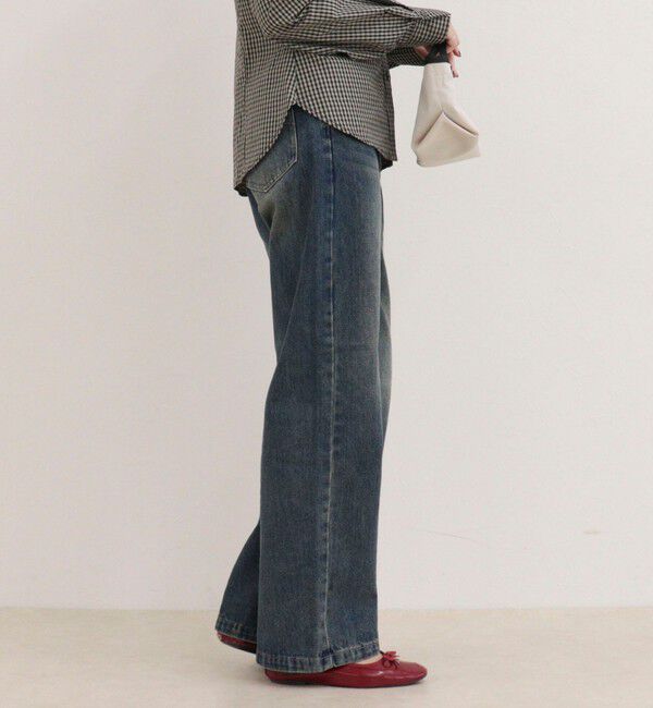 fredy emue「Dual Hem Lace Denim」|デニム|