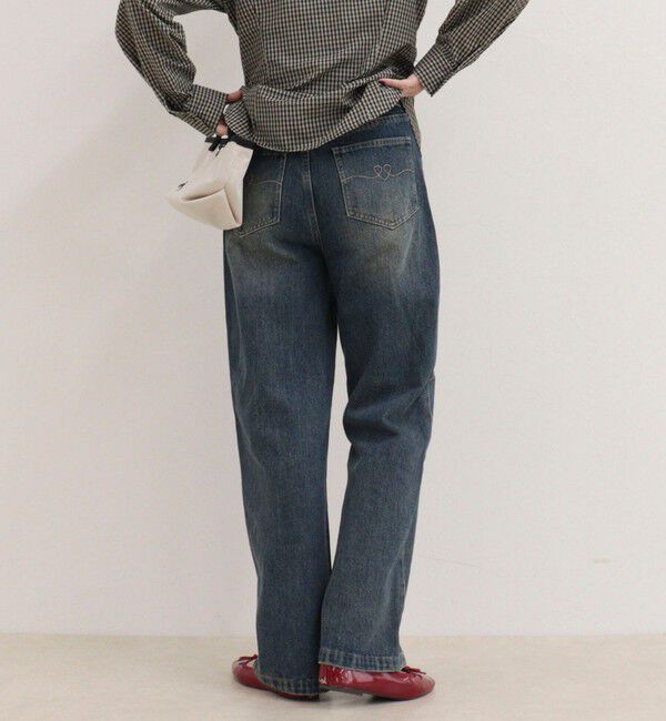 fredy emue「Dual Hem Lace Denim」|デニム|