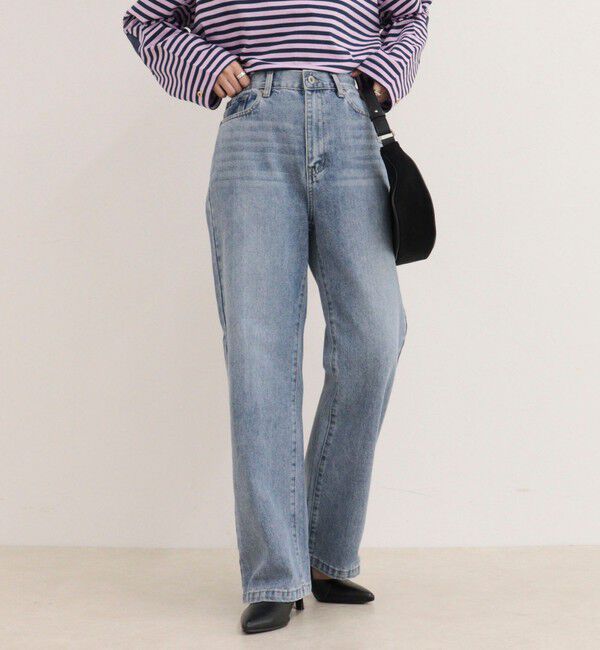 fredy emue「Dual Hem Lace Denim」|デニム|